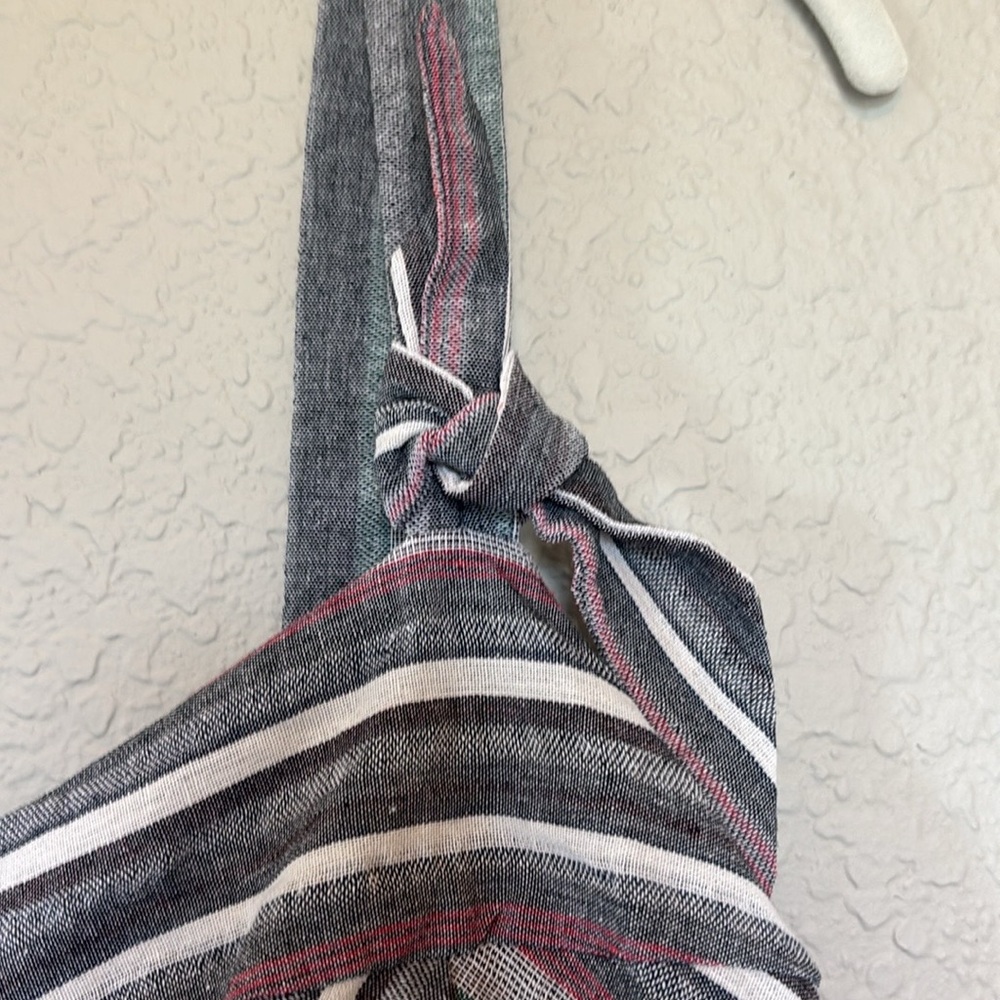 Olivaceous Striped Tank Dress size large - Picture 4 of 8